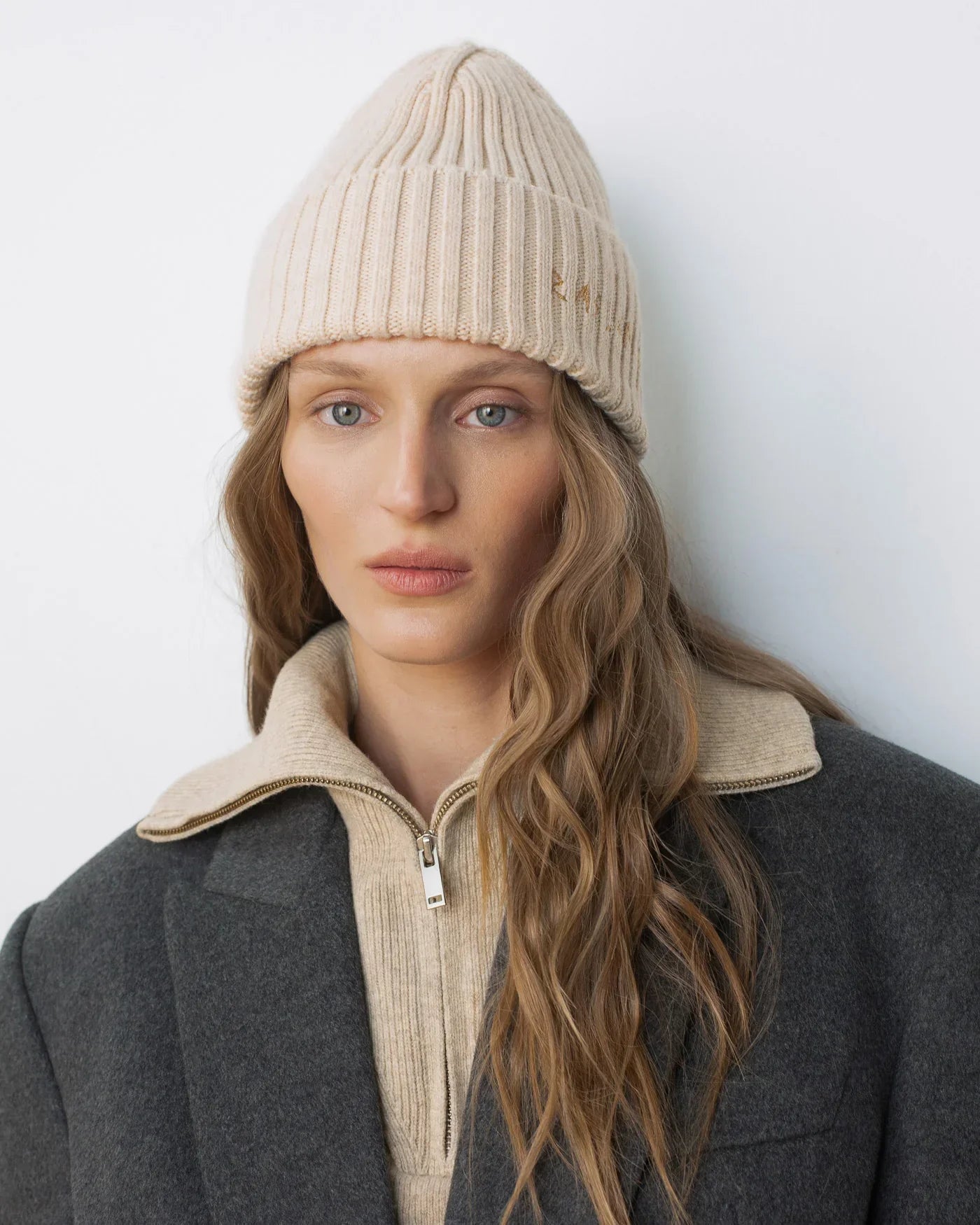 Winter Keep Warm Knitted Beanie Hat | Cold Weather Fashion Hat | Thick Unisex Letter Embroidered Cap for Men and Women |