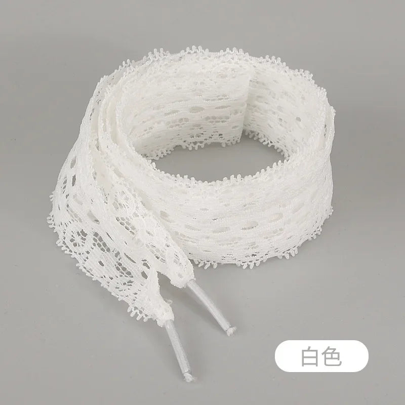 1Pair 100CM/120CM/140CM Length Canvas Sneaker Outdoor Shoe Shoelace Flat Lace Fancy Shoelaces Lace Shoe Laces for Women