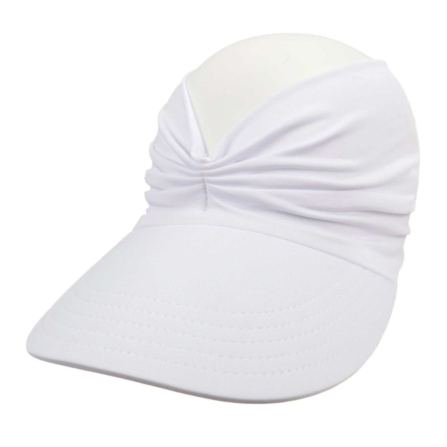 Spring and Summer Beach Sun Hat for Women New Ladies Outdoor Sports Empty Top Hat Sun-Protection Visior