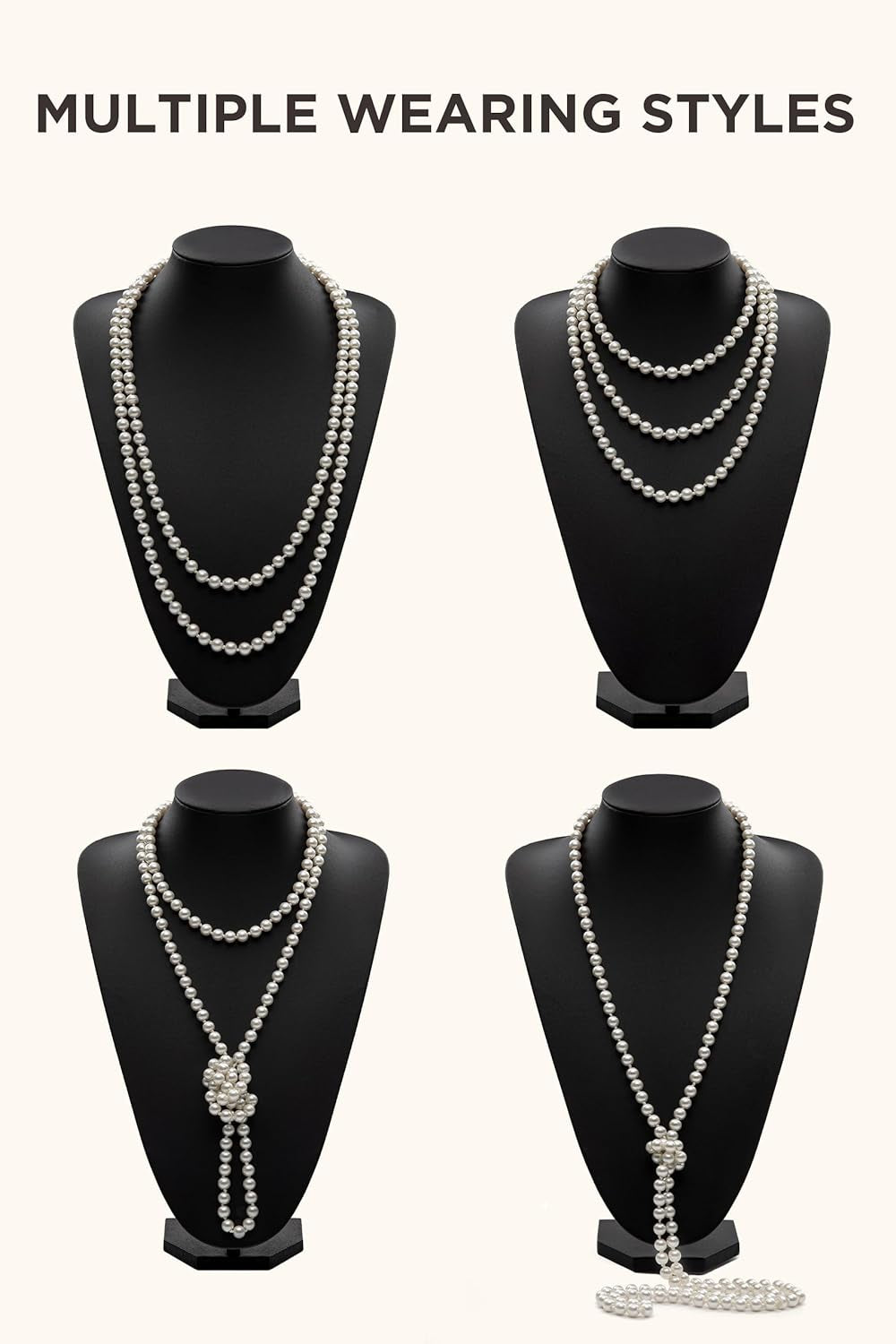 6 Pieces 1920S Flapper Headband Gatsby Accessories Set for Women