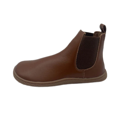 Tipsietoes Chelsea Barefoot Autumn Genuine Cow Leather Boots With Wool Linning Inside For Women Wider Toes Box Light Weight