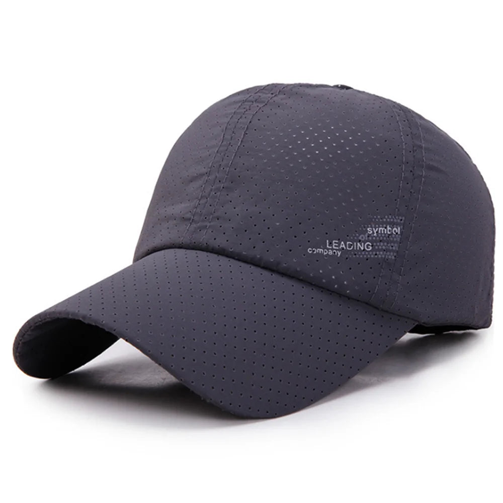 Quick Dry Adjustable Unisex Baseball Caps Summer Outdoor Sun Hats For Women Men Golf Fishing