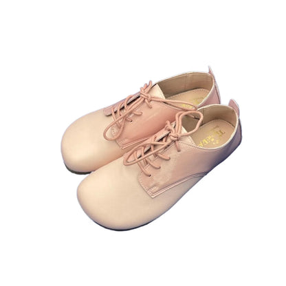 Tipsietoes 2025 Sprinng Autumn Barefoot Genuine Leather Women Sneaker With Zero Drop Flat Soft Sole Wider Toe Box Light Weight