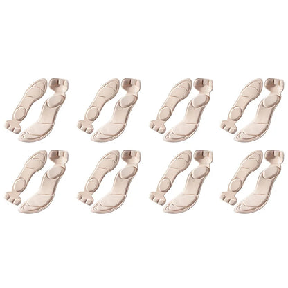 Memory Foam Insoles Women High-heel Shoes Insoles Anti-slip Cutable Insole Comfort Breathable Heel Protection Massage Shoe Pads