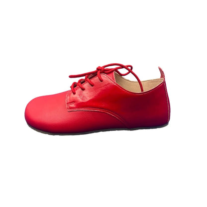 Tipsietoes 2025 Sprinng Autumn Barefoot Genuine Leather Women Sneaker With Zero Drop Flat Soft Sole Wider Toe Box Light Weight