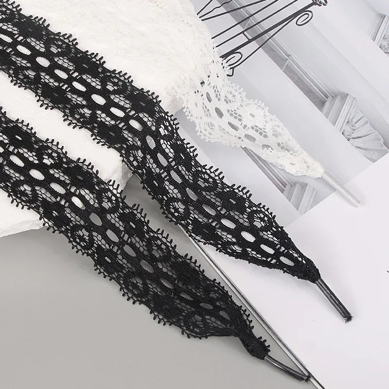 1Pair 100CM/120CM/140CM Length Canvas Sneaker Outdoor Shoe Shoelace Flat Lace Fancy Shoelaces Lace Shoe Laces for Women