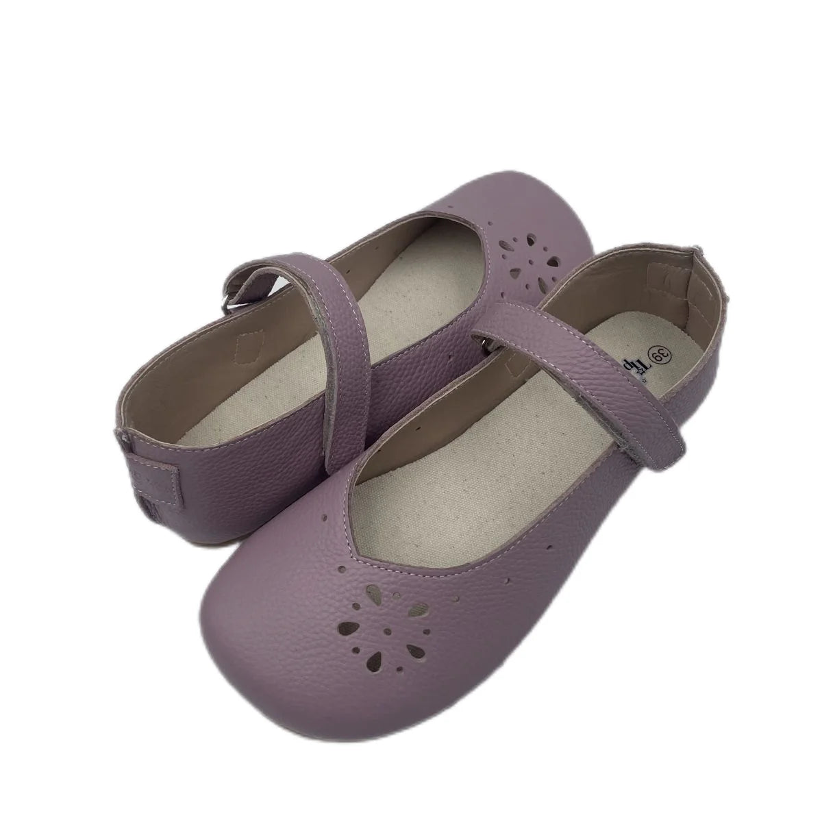 Tipsietoes 2025 Sprinng Autumn Barefoot Genuine Leather Ballerina Mary Jean Women With Flat Soft Sole Zero Drop Wider Toes Box
