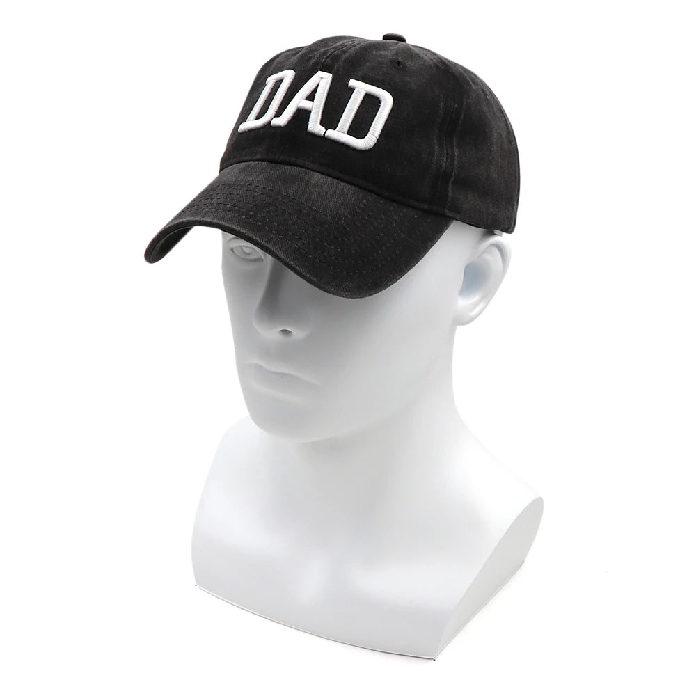 KOEP MOM And DAD Baseball Cap Fishing Caps Men Outdoor Women Washed And Worn Pregnancy Announcement Hats 3D Embroidery