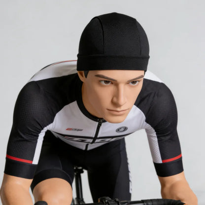 Summer Thin Breathable Mesh Skull Beanie Cap Sweat Absorbent Sport Cap Under Helmet Liner Moisture Wicking Quick Dry Cycling Hat