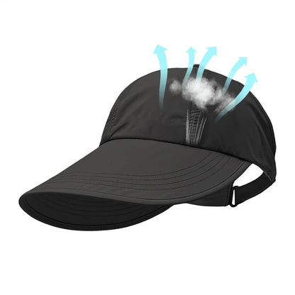 Breathable Sunhat with Wide Brim  UV Protection Summer Outdoor Beach Fisherman Hat Sunscreen Protection Cap Adjustable Sun Hat