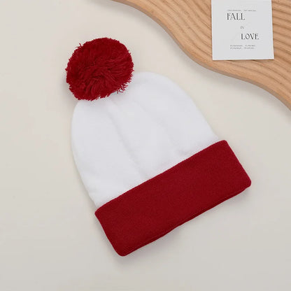 2pc Christmas Cosplay Funny Beanie Hat and Gloves,Unisex Winter Warm Classic Knitted Hat,Halloween,new Year Costume Accessories
