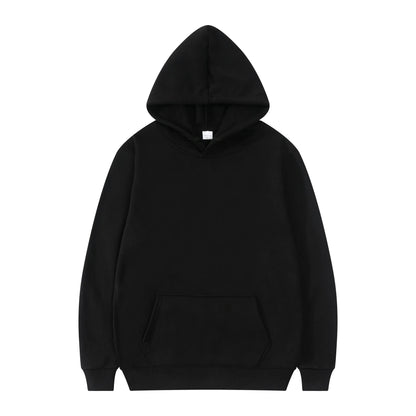 Men Fashion Hooded Sweatshirt Pullover Hoodie Unisex Black White Hoodies For Men Sudaderas Para Hombres Polerones hit product