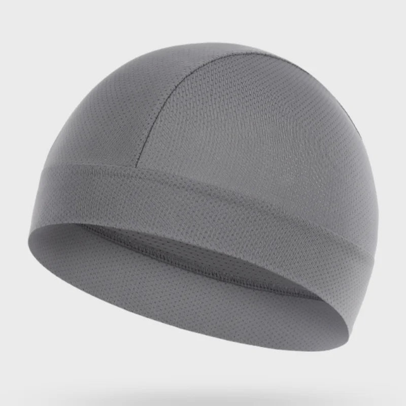 Summer Thin Breathable Mesh Skull Beanie Cap Sweat Absorbent Sport Cap Under Helmet Liner Moisture Wicking Quick Dry Cycling Hat