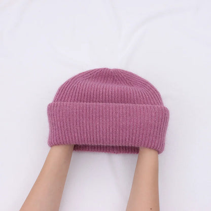 Hot Selling Winter Hat Real Rabbit Fur Winter Hats For Women Snowflake Warm Beanie cold Hats Women Solid Adult Cover Head Cap