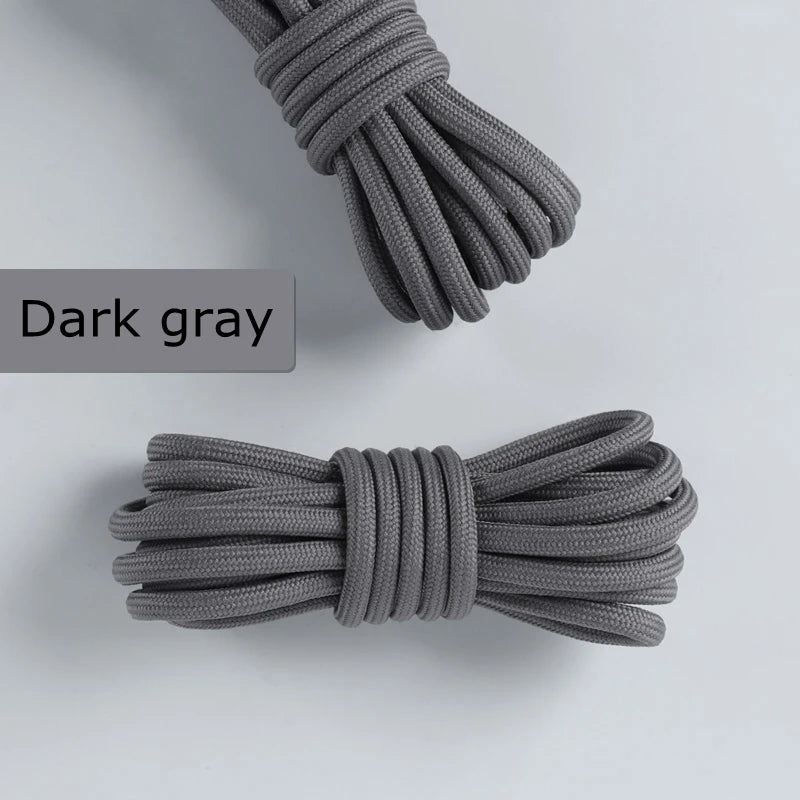 1 Pair Round Shoelaces Coconut 350 Black Angel 700 Classic Shoe Laces Tightly Woven Does Not Snag Shoelace For Sneakers