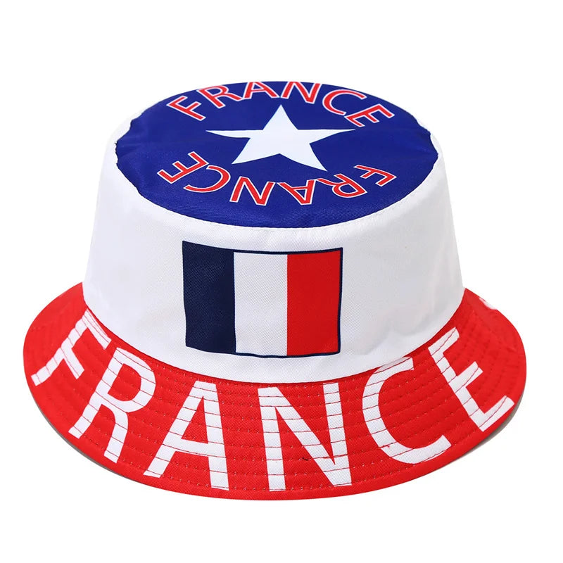 2026 Countries National Flag Bucket Hat Men Women Football FanParty Football Cup Sports Support Sun Hat Soccer Fan Fisherman Hat