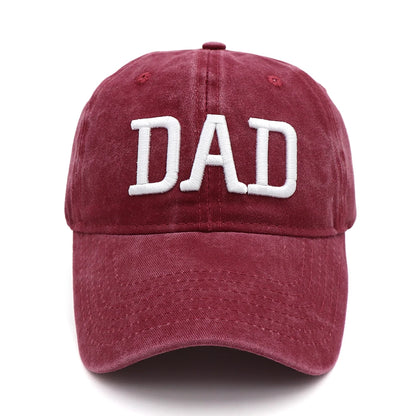 KOEP MOM And DAD Baseball Cap Fishing Caps Men Outdoor Women Washed And Worn Pregnancy Announcement Hats 3D Embroidery