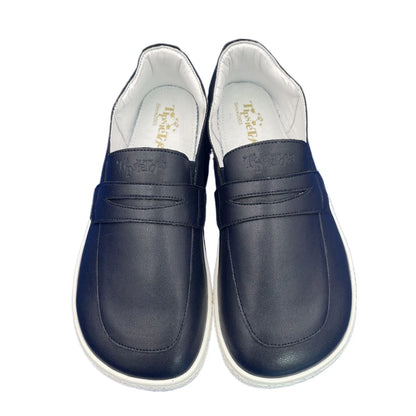 Tipsietoes 2025 Sprinng Autumn Barefoot Genuine Leather Men Women Slippers With Flat Soft Sole Zero Drop Wider Toes Box