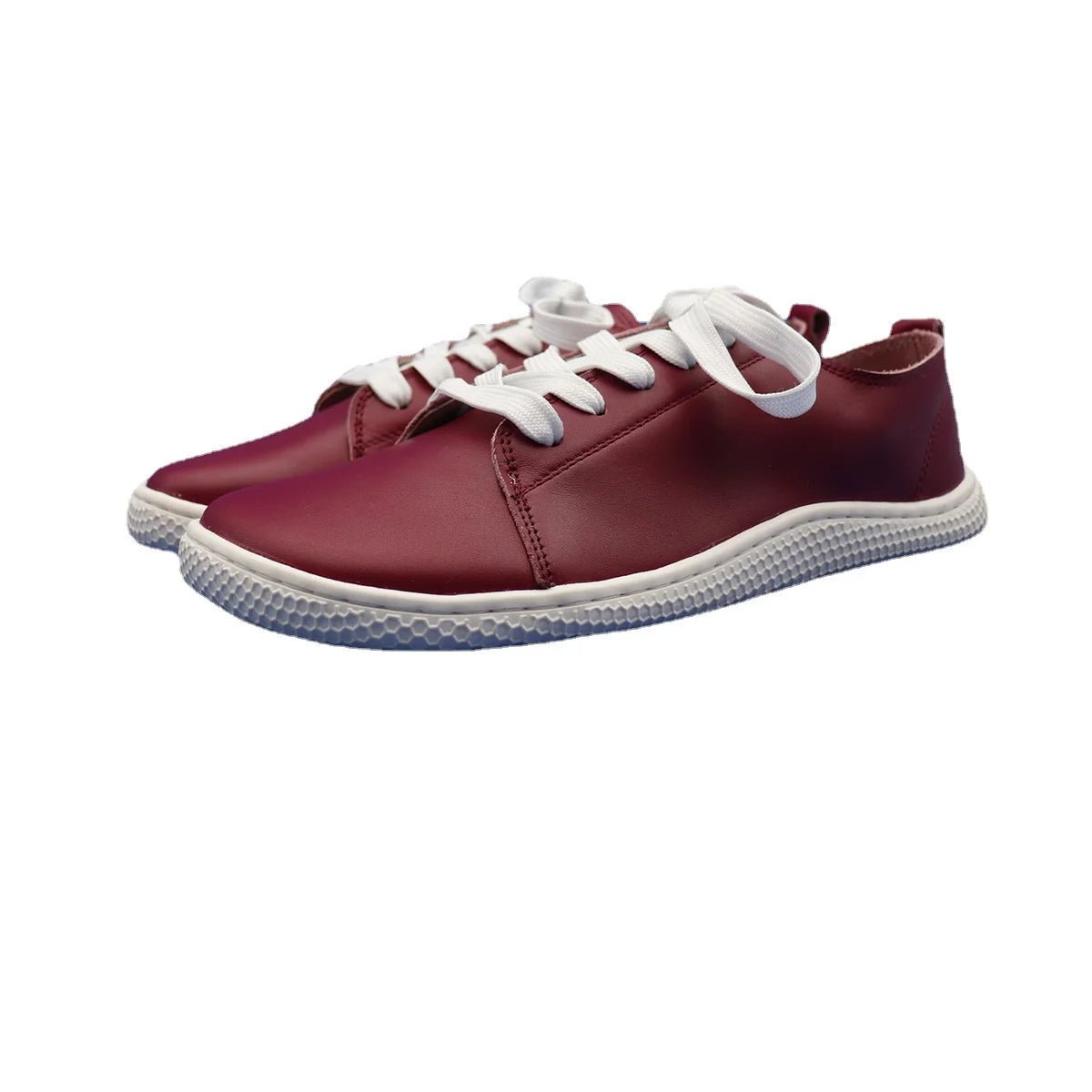 Tipsietoes 2025 Sprinng Autumn Genuine Leather Barefoot Sneaker For Women Flat Soft Thin Out Sole Zero Drop Wider Toe Box