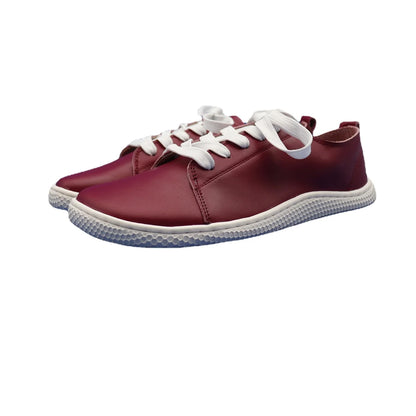 Tipsietoes 2025 Sprinng Autumn Genuine Leather Barefoot Sneaker For Women Flat Soft Thin Out Sole Zero Drop Wider Toe Box