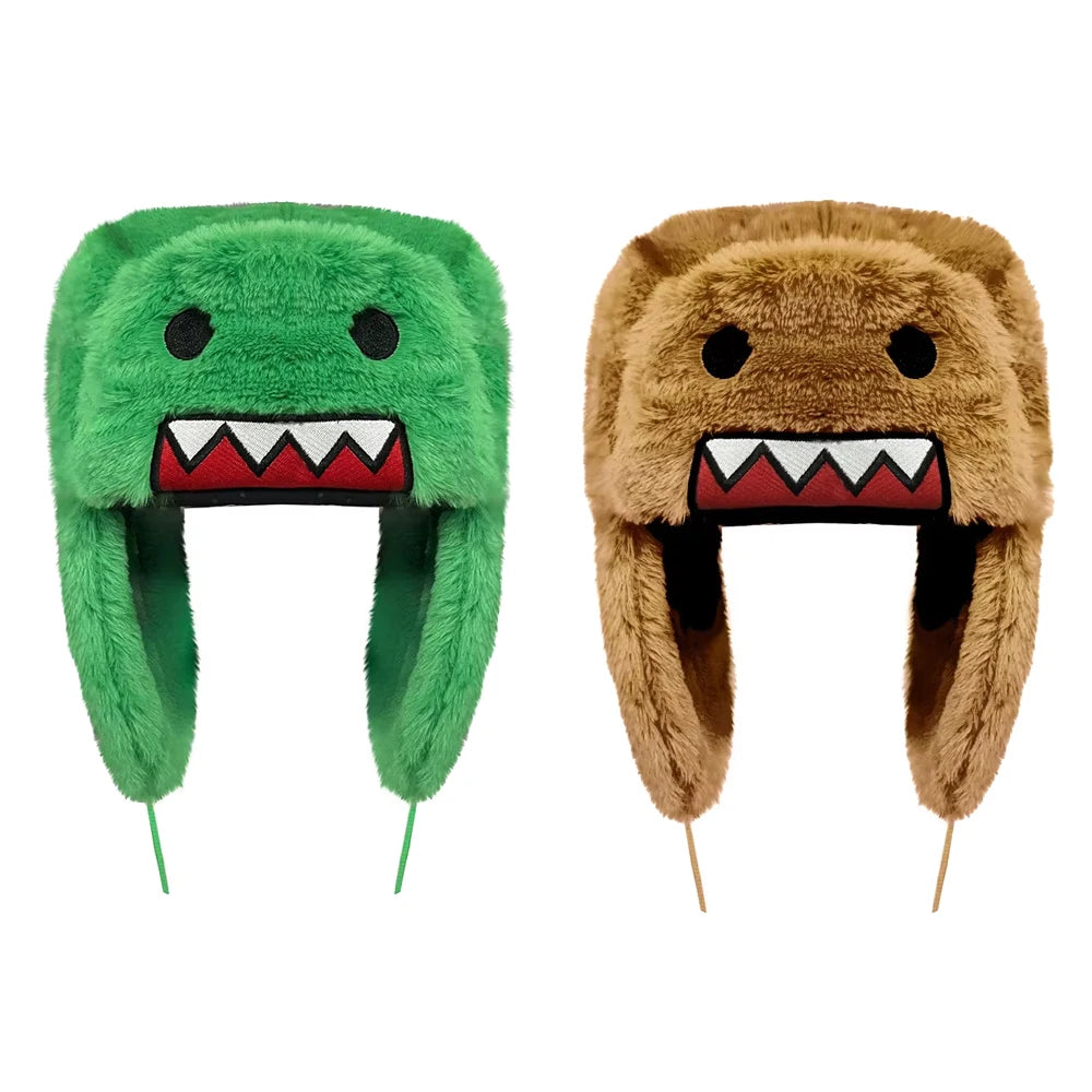 New Winter Warm Sprint Autume Brown Hat Ushanka Hat Cute Winter Hat for Boys Girls Kids Cartoon Anime Cap Gorras