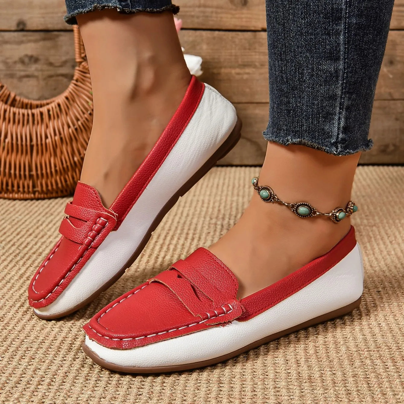 Women Flats Shoes Comfortable Lightweight Fashion Hot Loafers Spring and Autumn Shallow Casual Sneakers Outdoor Shoes for Women