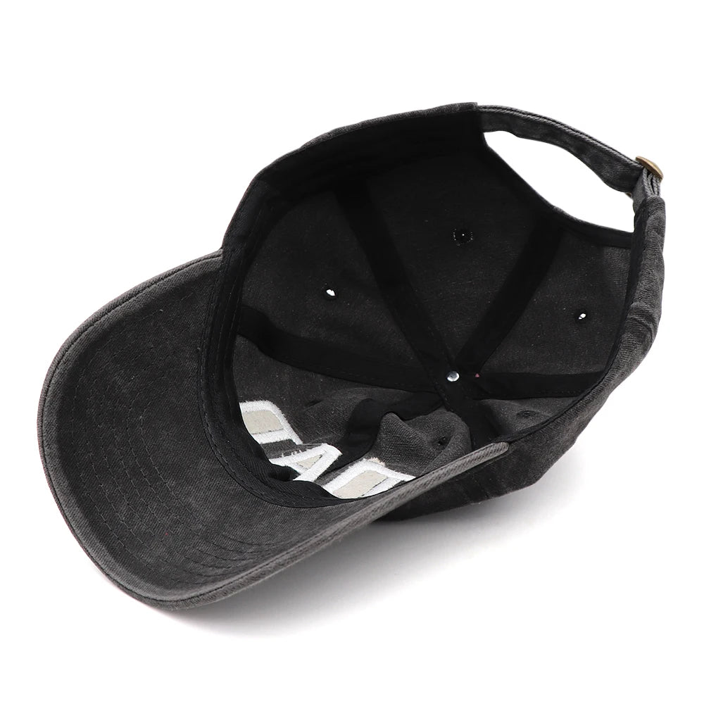 KOEP MOM And DAD Baseball Cap Fishing Caps Men Outdoor Women Washed And Worn Pregnancy Announcement Hats 3D Embroidery