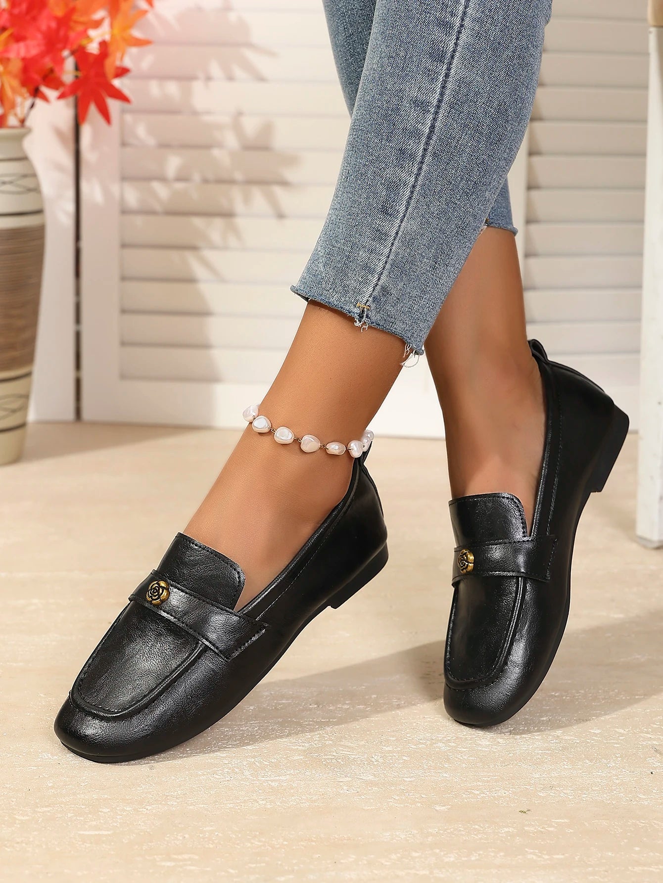 2025 New Pointed Toe Fashion Women Shoes Spring Autumn Elegant Party Daily Low Heels Pump Footwear Women Minimalist Flats Shoes