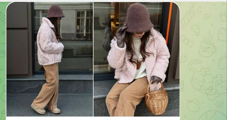 Good Angola Long Rabbit Fur Fisherman Bucket Hat Winter Fashion Soft Warm Wool Basin Cap Foldable Women Gift
