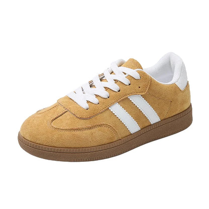 Women Tennis Sneakers Flats Ladies Fashion Mixed Colors Lace-up Vulcanized Shoes Spring Autumn Woman Outdoor Trainers Footwear