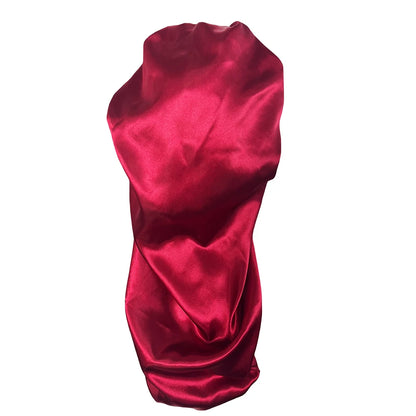 2Pcs Solid Color Bowknot Braid Bonnet Classic Long Satin Bonnets Soft Women Sleeping Night Cap Breathable Hair Bonnets