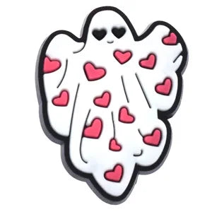 Hawlleen ghost PVC shoe Charms Buckle combination for Wristbands sandal Slippers accessories Decoration Bands gift unisex party