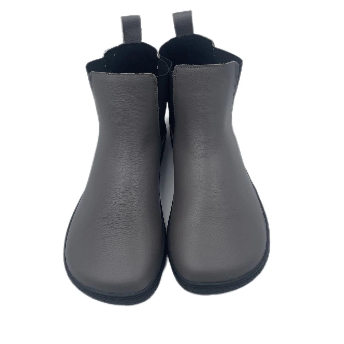 Tipsietoes Chelsea Barefoot Autumn Genuine Cow Leather Boots With Wool Linning Inside For Women Wider Toes Box Light Weight