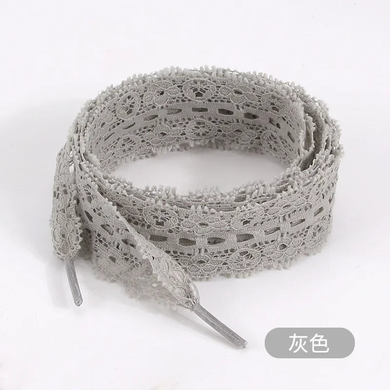 1Pair 100CM/120CM/140CM Length Canvas Sneaker Outdoor Shoe Shoelace Flat Lace Fancy Shoelaces Lace Shoe Laces for Women