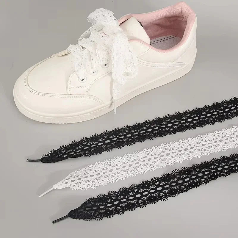 1Pair 100CM/120CM/140CM Length Canvas Sneaker Outdoor Shoe Shoelace Flat Lace Fancy Shoelaces Lace Shoe Laces for Women