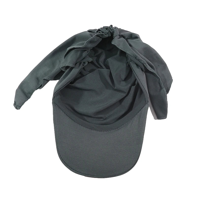 Summer Baseball Caps Turban Shawl Design Women Muslim Low Profile Fitted Hat 2024 Soft Breathable Headscarf Hijabs