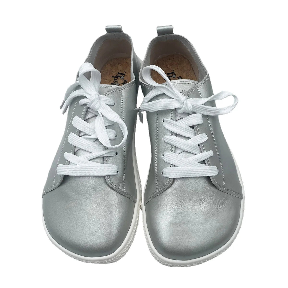 Tipsietoes 2025 Sprinng Autumn Genuine Leather Barefoot Sneaker For Women Flat Soft Thin Out Sole Zero Drop Wider Toe Box