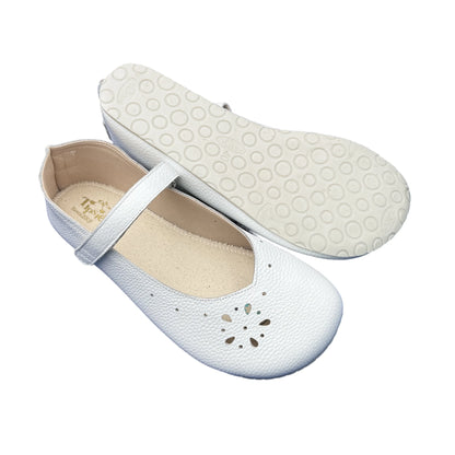 Tipsietoes 2025 Sprinng Autumn Barefoot Genuine Leather Ballerina Mary Jean Women With Flat Soft Sole Zero Drop Wider Toes Box
