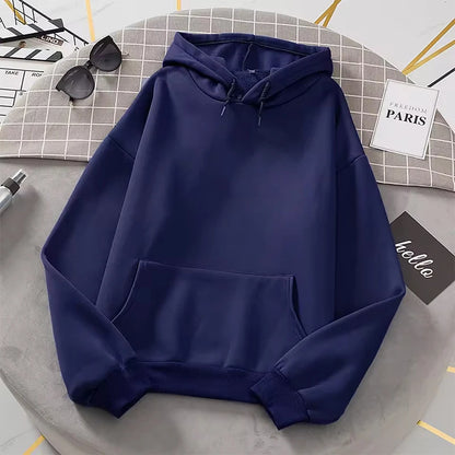 Spring Autumn Fashion Men's Women's Hoodie Casual Hoodies Pullovers Sweatshirts Women's Top Solid Color Hoodies Sweatshirt Women