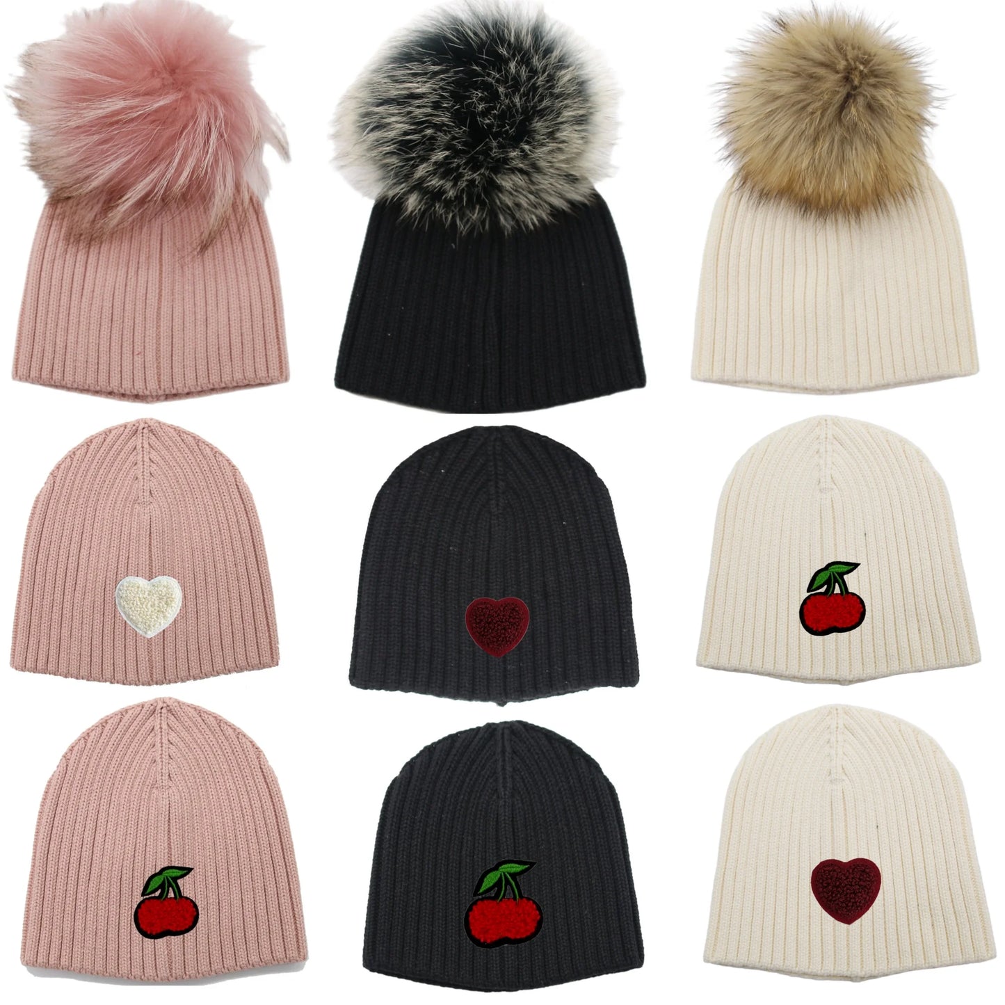 NEW Autumn and winter Cotton BB Knitted Beanies Outdoor Hat Children Hats Personality Table hats