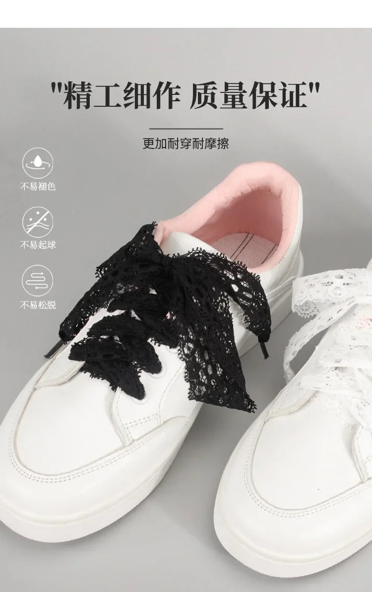 1Pair 100CM/120CM/140CM Length Canvas Sneaker Outdoor Shoe Shoelace Flat Lace Fancy Shoelaces Lace Shoe Laces for Women