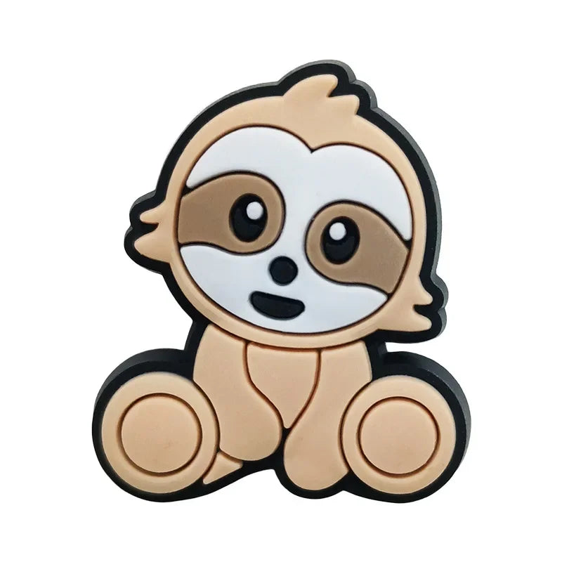 Sale 1Pcs Cute Various Animals Shoe Charms for Crocs Accessories Decorations Clog Shoe Pin Adults Party Favor Gifts