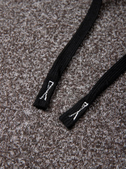 Spring Autumn Men's Hooded Long Jackets Solid Kintting Cardigan Outwear Casual Male Coats Zipper Warm Streetwear Hoodies Jacket