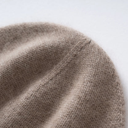 MERRILAMB Winter Hat For Women/Men 100%Quality Cashmere Beanie Cap Unisex Outdoor Casual Solid Knitted Hats Warm Soft SkullCap