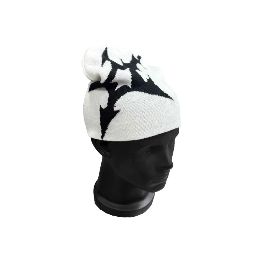 Women Hat Knitting Beanies Goth Star Caps Men Y2k Streetwear Winter Fashion Pullover Kpop Harajuku Vintage Warm Hip Hop Unisex