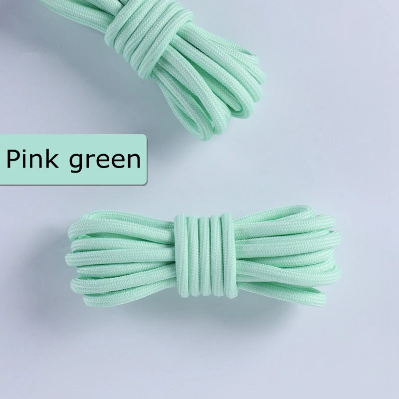 1 Pair Round Shoelaces Coconut 350 Black Angel 700 Classic Shoe Laces Tightly Woven Does Not Snag Shoelace For Sneakers