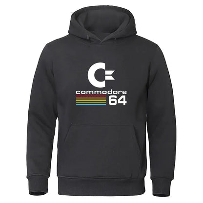 Comfortable Men Hoodie Tracksuit Autumn Winter Male Sweatshirts Commodore 64 Cool Clothing Long Sleeve Hoodies Street Hooded