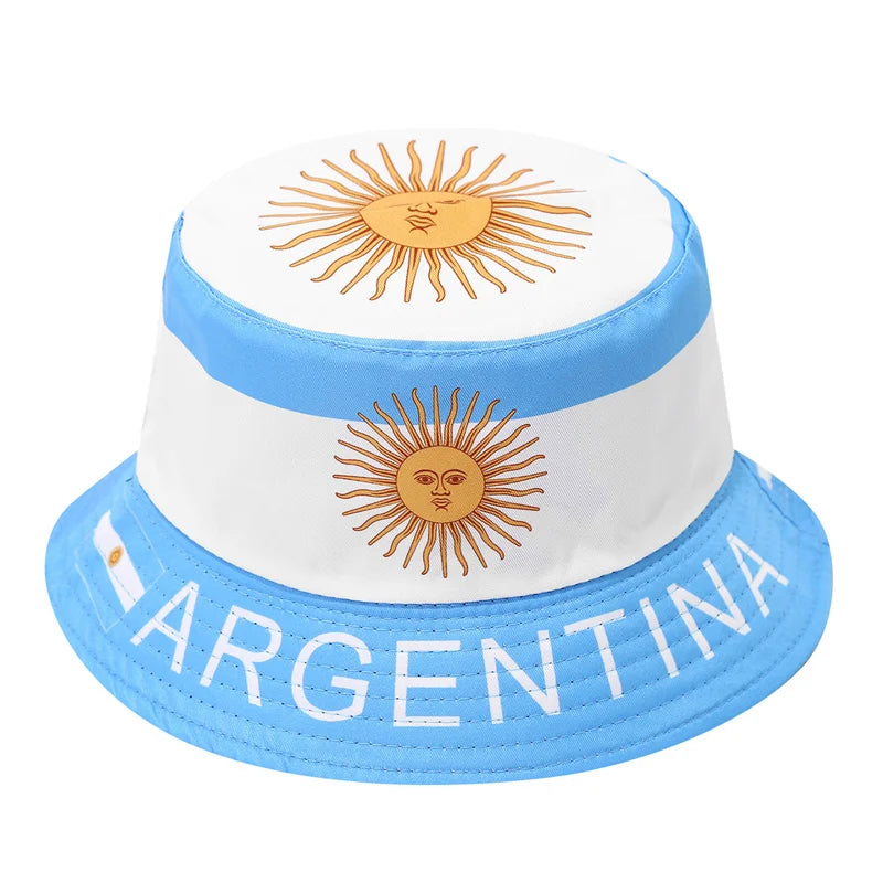 2026 Countries National Flag Bucket Hat Men Women Football FanParty Football Cup Sports Support Sun Hat Soccer Fan Fisherman Hat