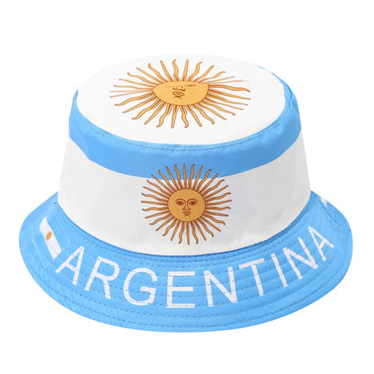 2026 Countries National Flag Bucket Hat Men Women Football FanParty Football Cup Sports Support Sun Hat Soccer Fan Fisherman Hat