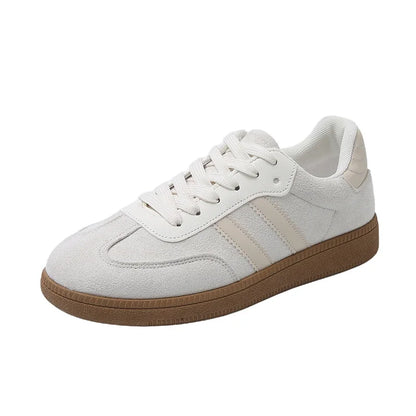 Women Tennis Sneakers Flats Ladies Fashion Mixed Colors Lace-up Vulcanized Shoes Spring Autumn Woman Outdoor Trainers Footwear